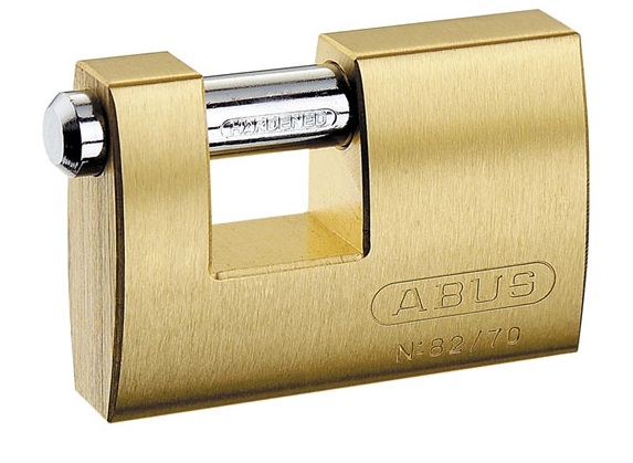 82/70 SHUTTER PADLOCK (CARDED)     35327 ABUS