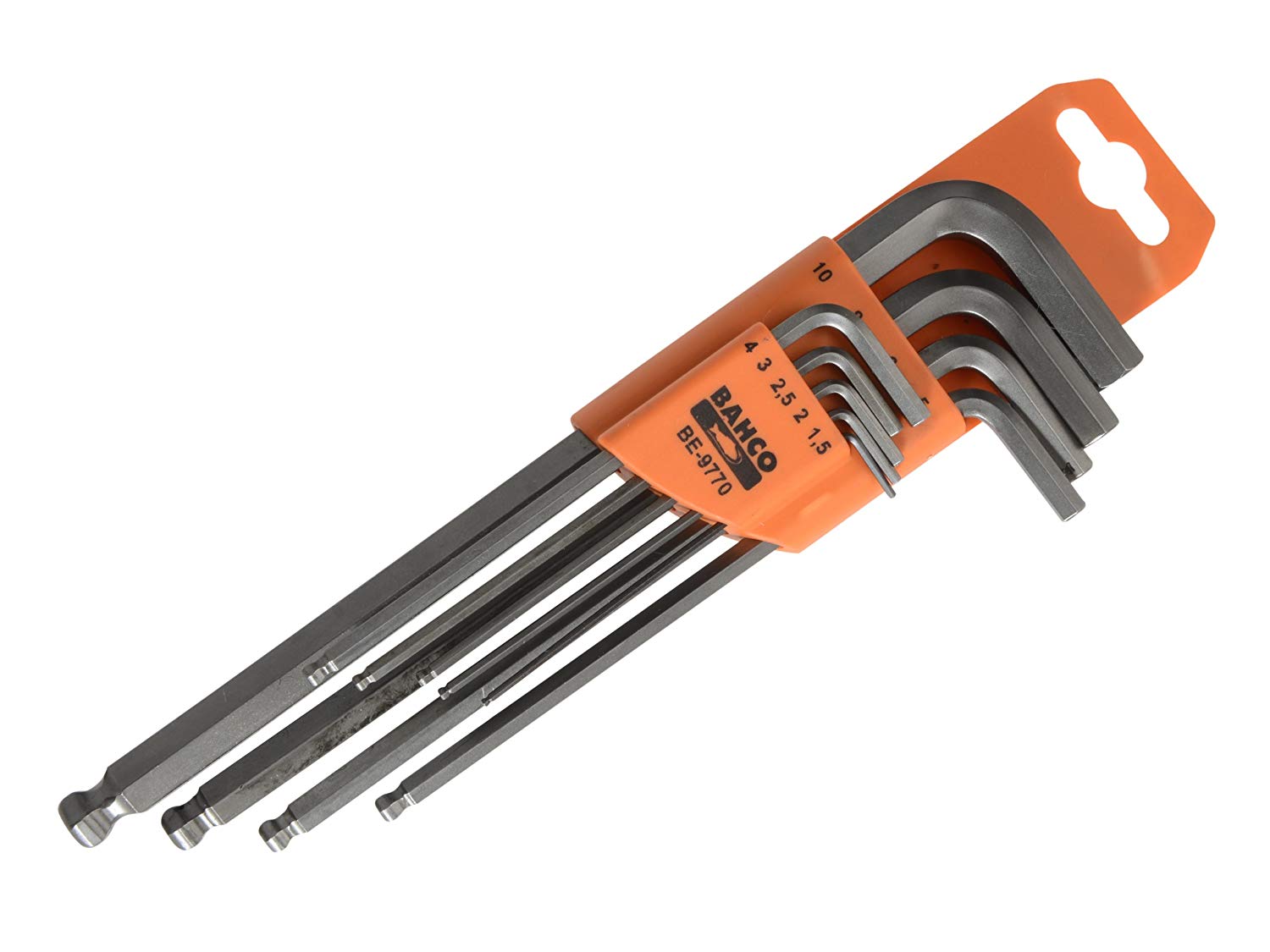 BE-9770  HEX KEY SET 9PC 1.5MM-10MM BAHCO