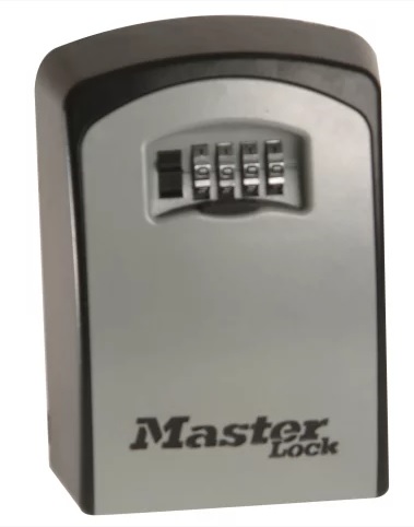 Large Wall Mount Key Storage Security Lock Box (Up To 5 Keys)