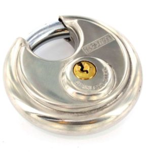 Stainless Steel Disc Padlock 70mm
