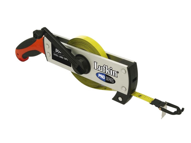 Lufkin Frame Tape 30m/100ft (Width 13mm) - Steel Blade