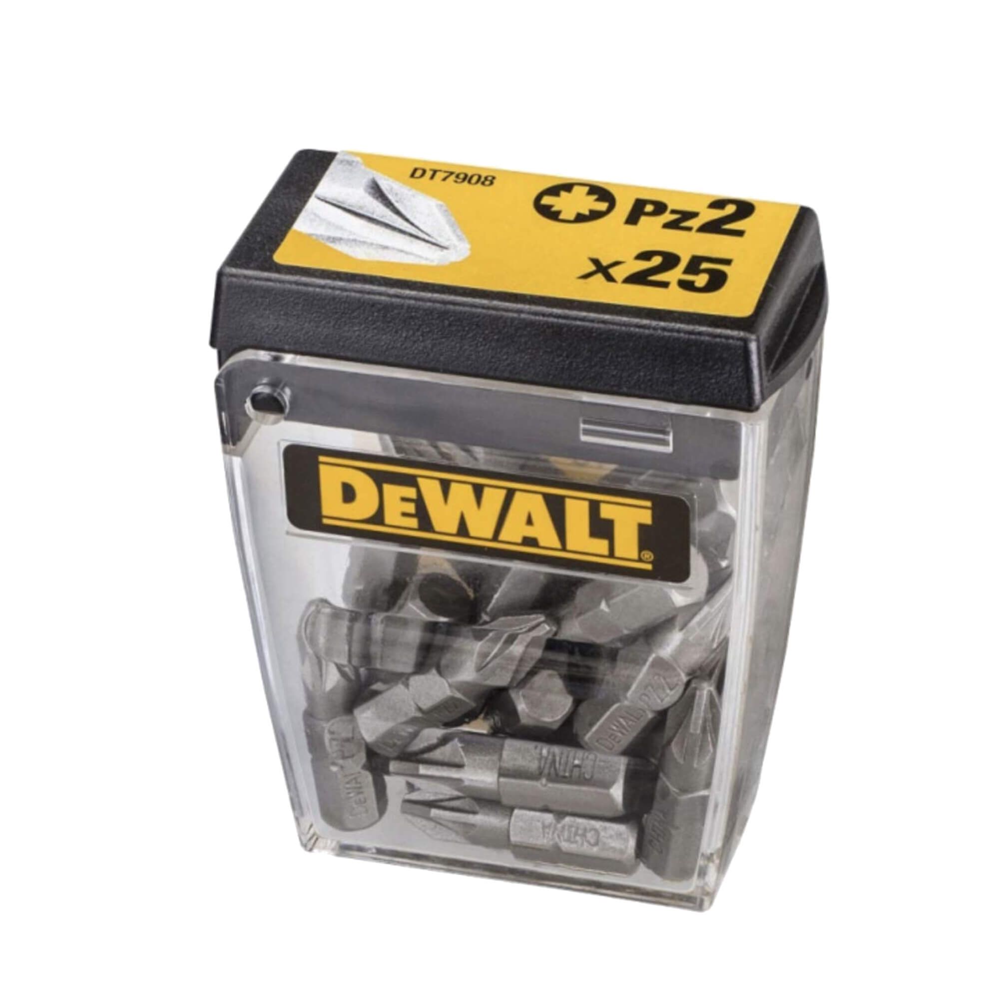 Dewalt Flip Box PZ2 25mm Bits (Pk25)