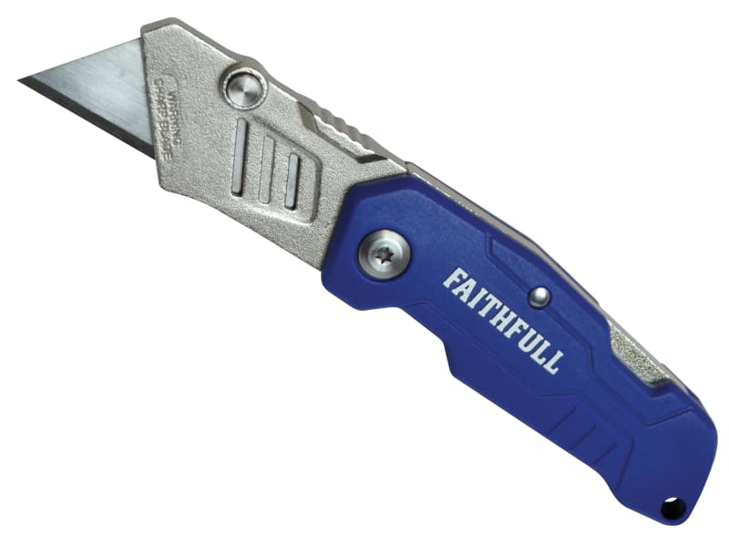 Faithfull Lock Back Folding Utility Knife
