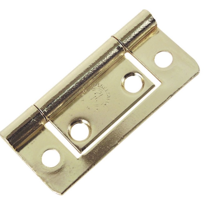 E/Brass Flush Hinge