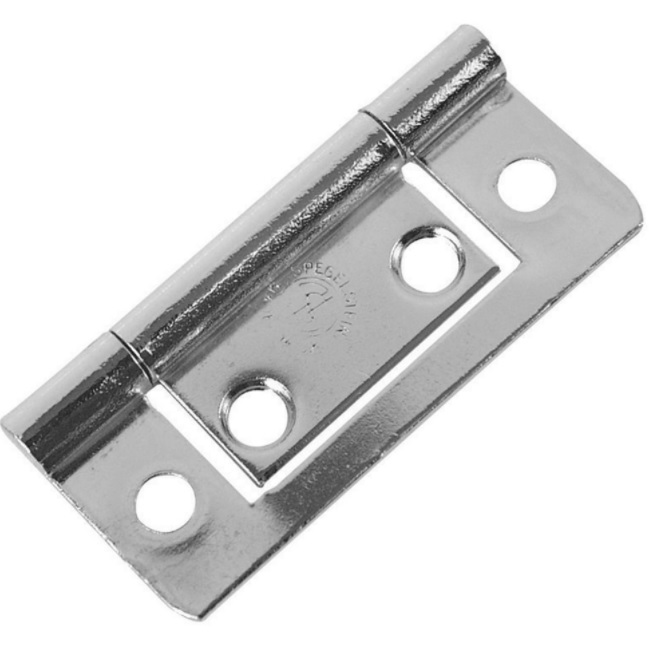 Nickel Plated Flush Hinge