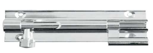 Cranked Pol Chrome Barrell Bolts