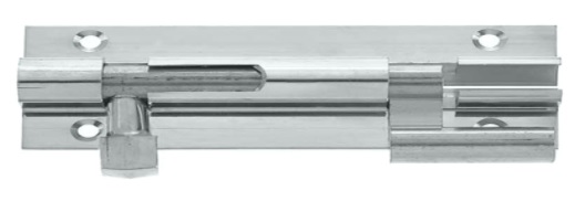 Cranked S/Chrome Barrell Bolts