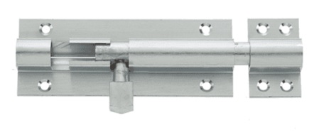 Straight Satin Chrome Barrell Bolts