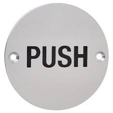 75mm Dia Disc 'Push' SAA