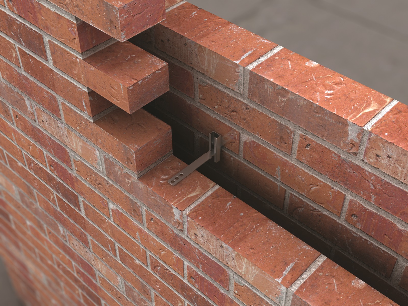 V60T-100 28/15 Tanged Back Channel Stainless Steel