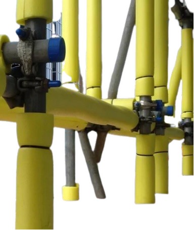 Yellow Scaffold Foam Protection 2mtr