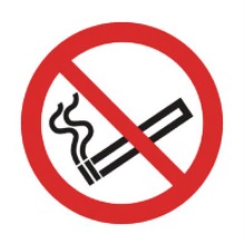 100x100mm No Smoking