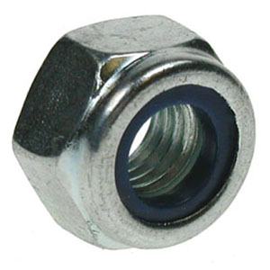 BZP Nylon Insert Nuts