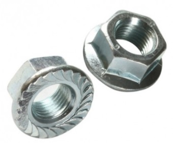 Serrated Flange Nuts BZP