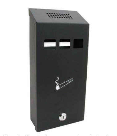 Cigarette Bin - Black