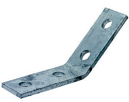 AB2200-45o 4 Hole Angled Channel Brackets
