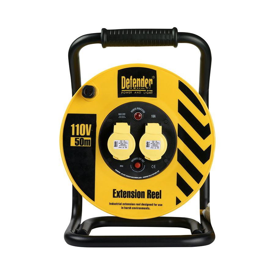 Open Cable Reels 50m (164ft) 110V