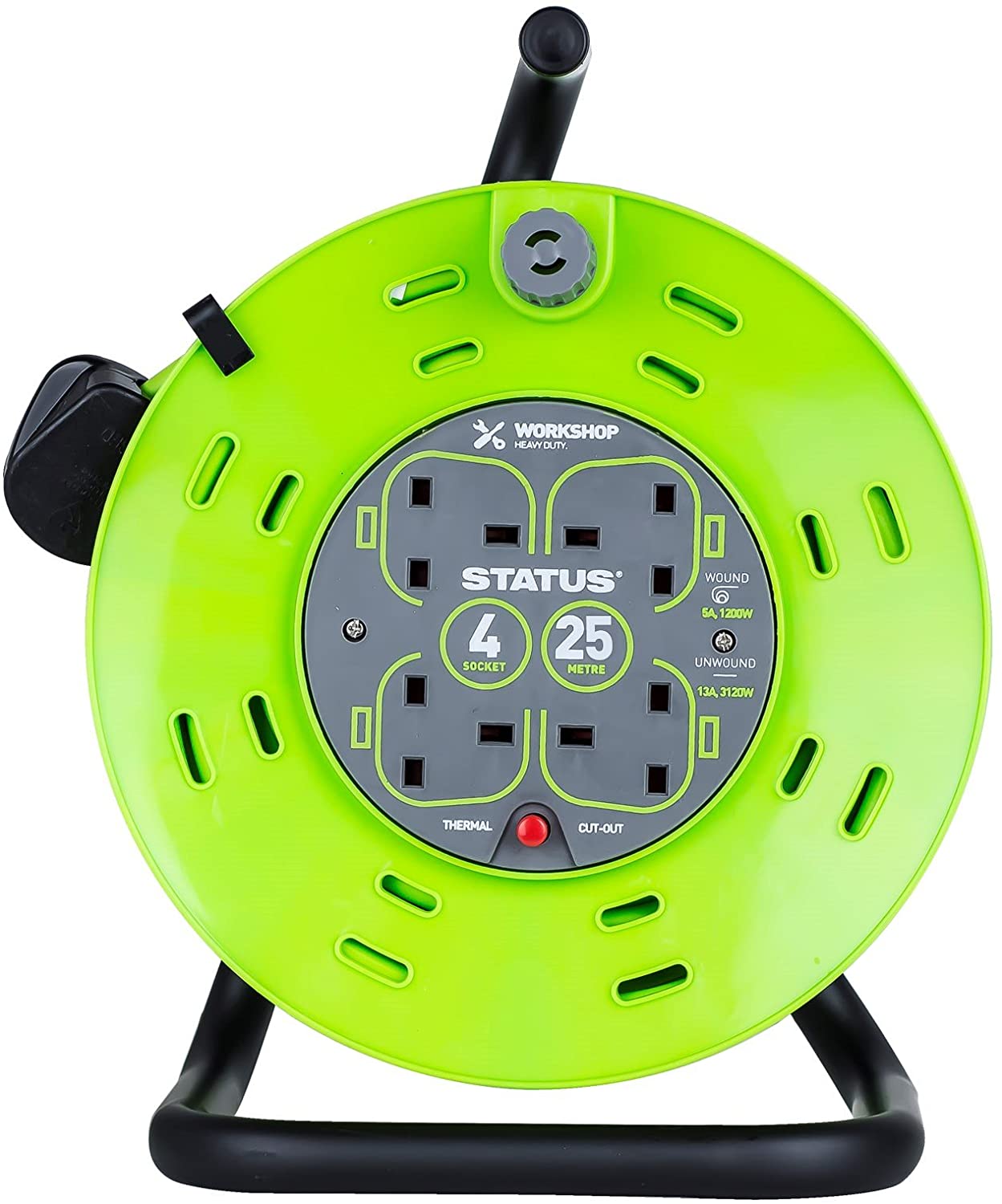 Open Cable Reels 25m (80ft) 240V