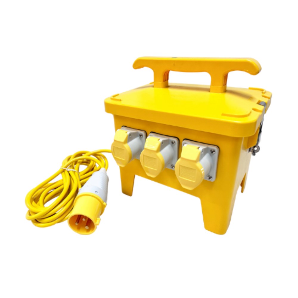 110V 5-Way Distribution Unit with MCBs (2 x 32A & 3 x 16A) - 32amp Feed