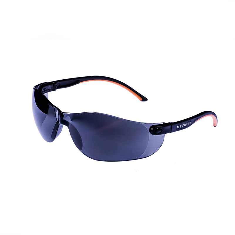 Grey Tinted Sports Style Safety Spectacles