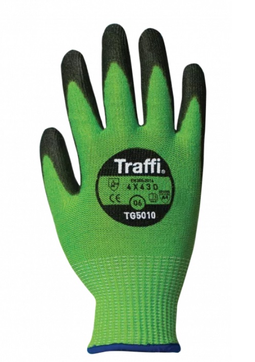 Dynamic TraffiGlove Green TG5010