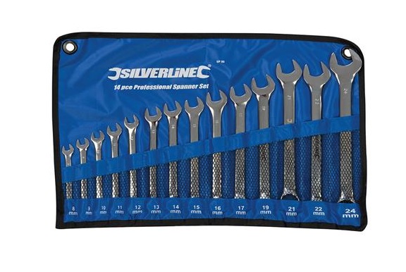 14Pce 8-24mm Combination Spanner Set