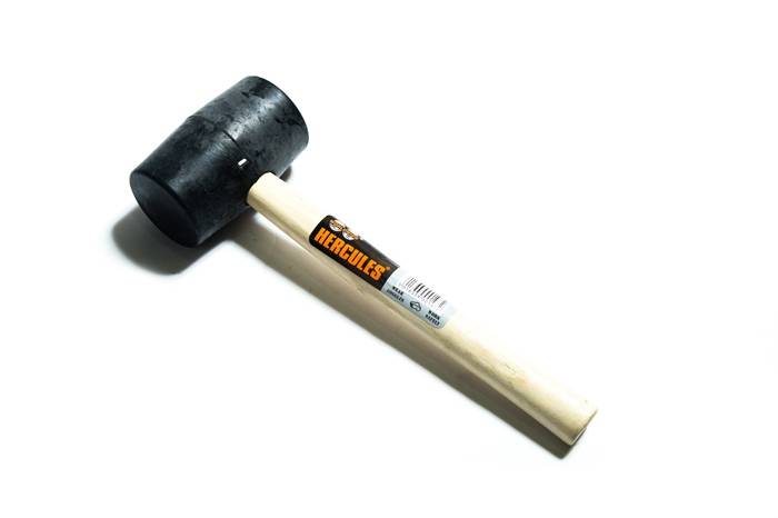 16oz Black Rubber Mallet