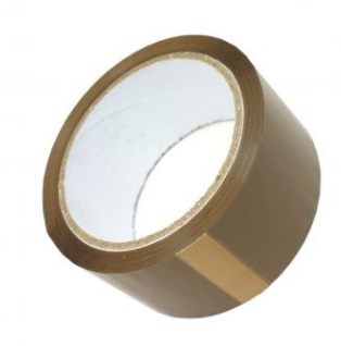 50mmx66m Buff Packing Tape