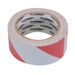Red/White Self Adhesive Hazard Warning Tape 50mmx33m