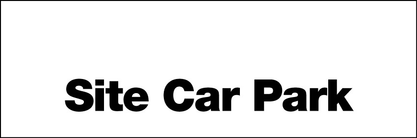 Site Car Park Sign 300x100mm RP
