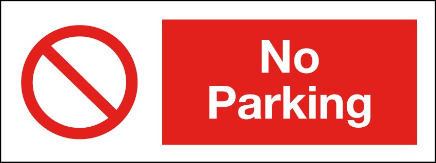No Parking 400x150mm RP