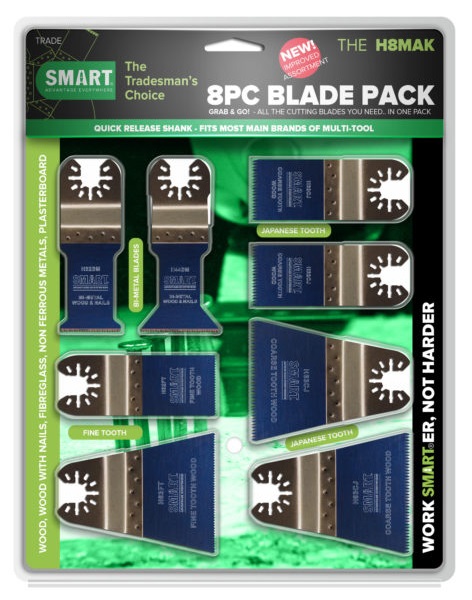 Smart® Home Multi Tool Kit 8 Piece Blade