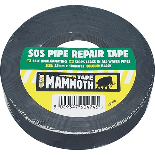 SOS Pipe Repair Tape Black 3mtr