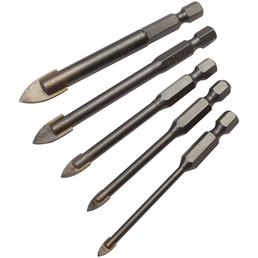 Tile & Glass Drill Set 5 Piece (4.0 - 10.0mm)
