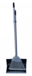 Lobby Dustpan & Brush Set - Long Handle