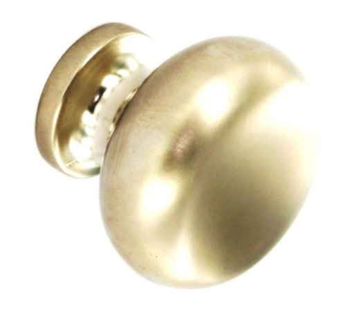 Round Cupboard Knob Matt Nickel
