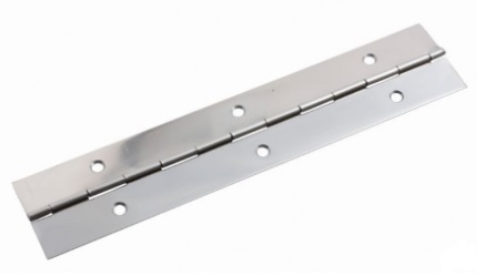 Nickel Plated Piano Hinge
