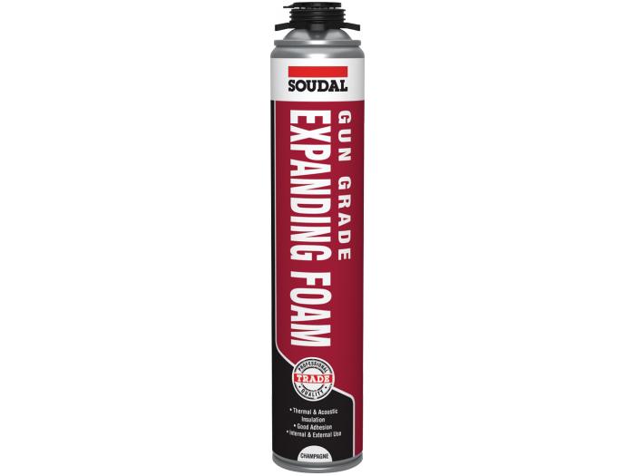 Soudal PU Expanding Foam B3 Gungrade 750ml