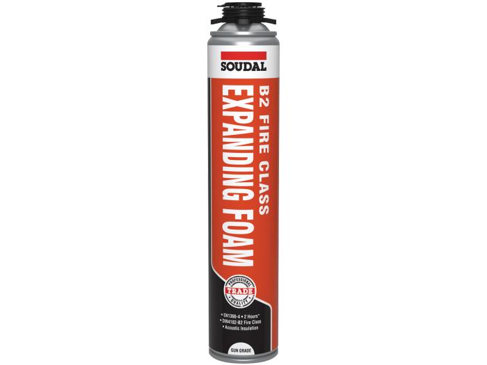 Soudal PU Fire Foam B2 Gungrade 750ml