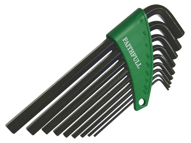 Hex Key Set (9) - Long Arm