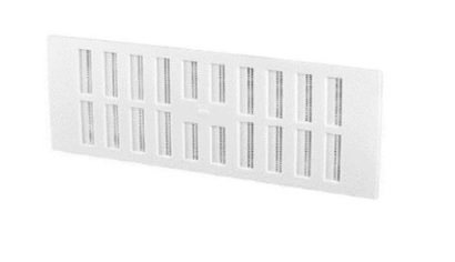 Hit & Miss Ventilator White Plastic