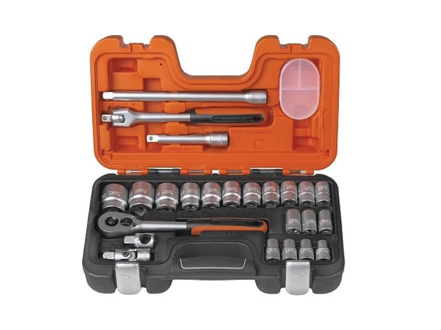 S240 SOCKET SET 24PC 1/2IN DR BAHCO