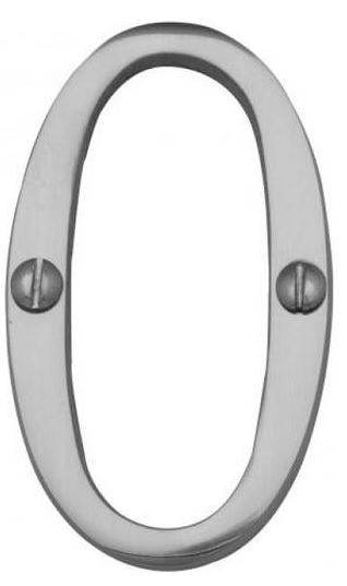 75mm Satin Chrome Letters & Numerals