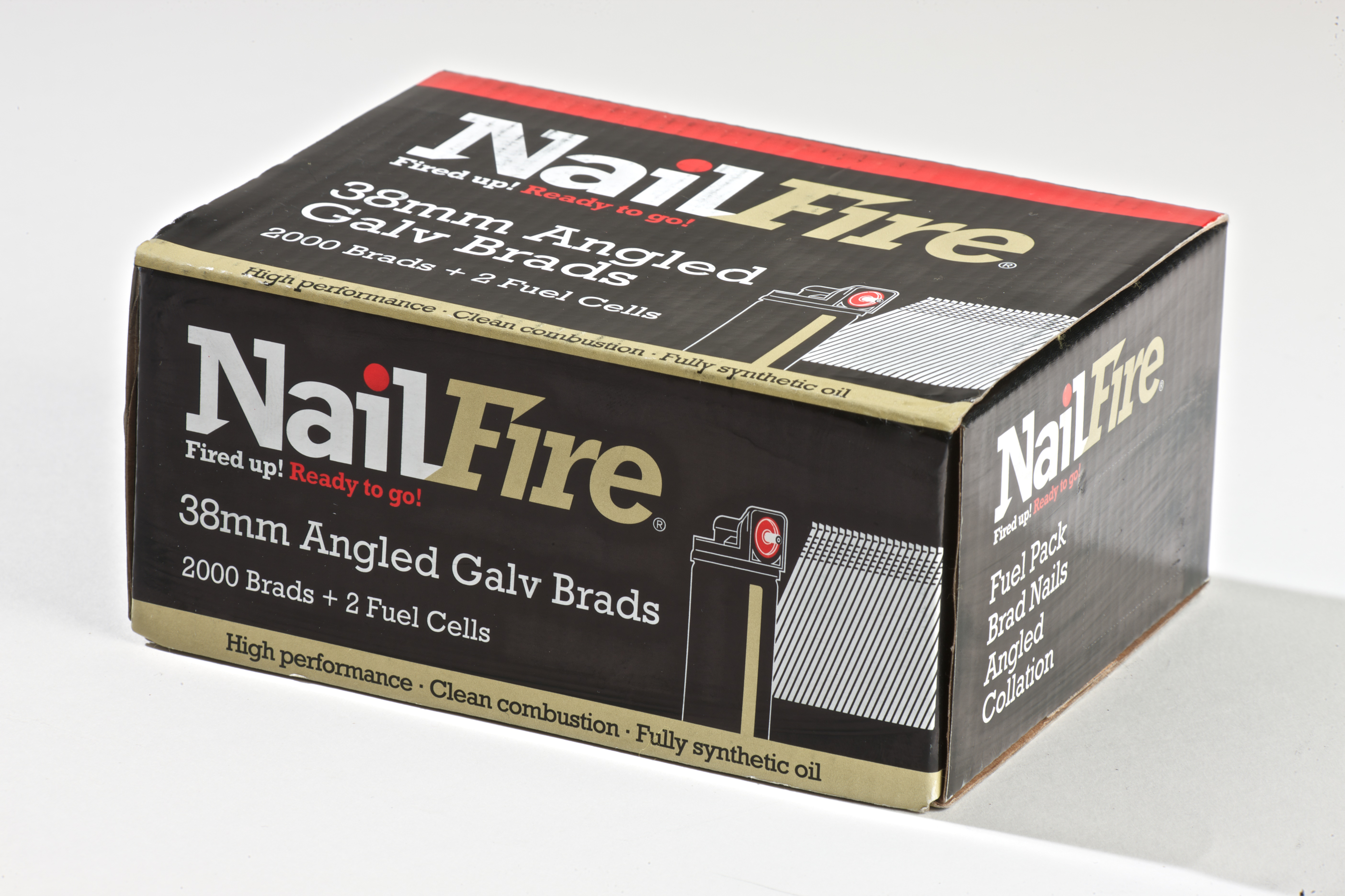 NailFire® Angled Brad & Fuel Pack
Galv