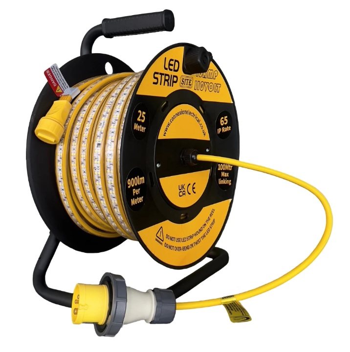 LED Lighting Strip 110V 25m Reel IP65