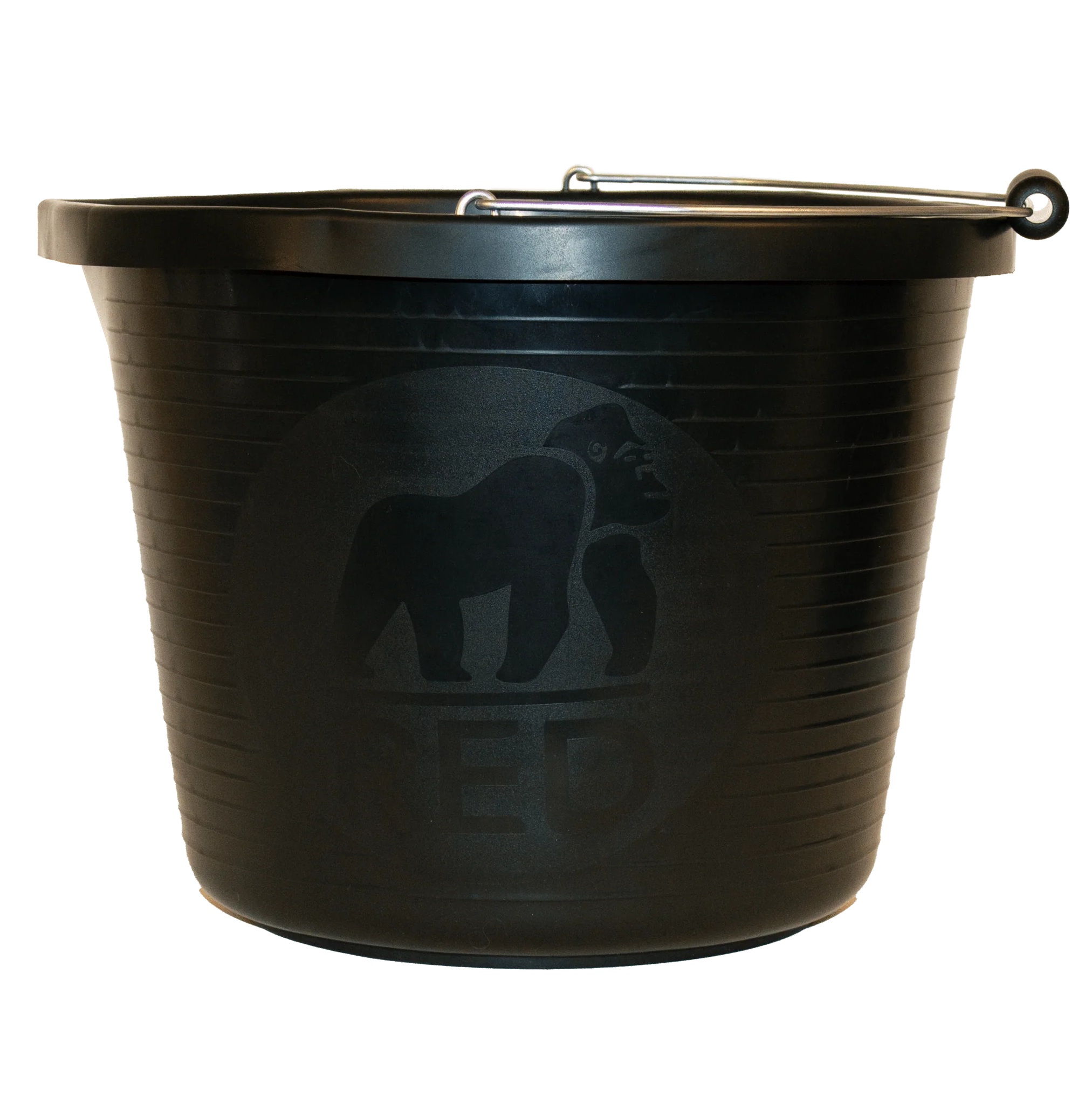Black Rubber Type Bucket 3 Gallon