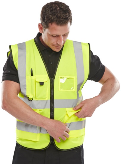Hi Vis Executive Waistcoat EN471 Class 2