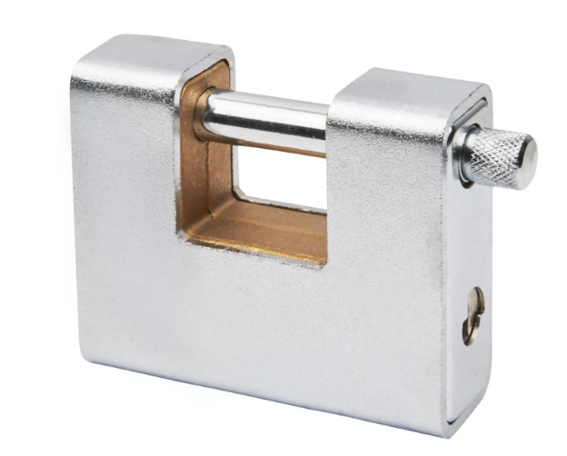 Close Armoured Shutter Lock Padlock 60mm Keyed Alike