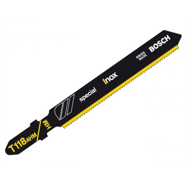 Bosch T118AHM Jigsaw Blades (Pk of 3) for Inox/Stainless