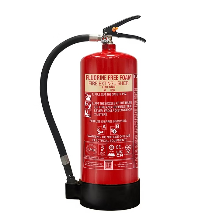 Fluorine Free Foam Fire Extinguisher 6ltr
